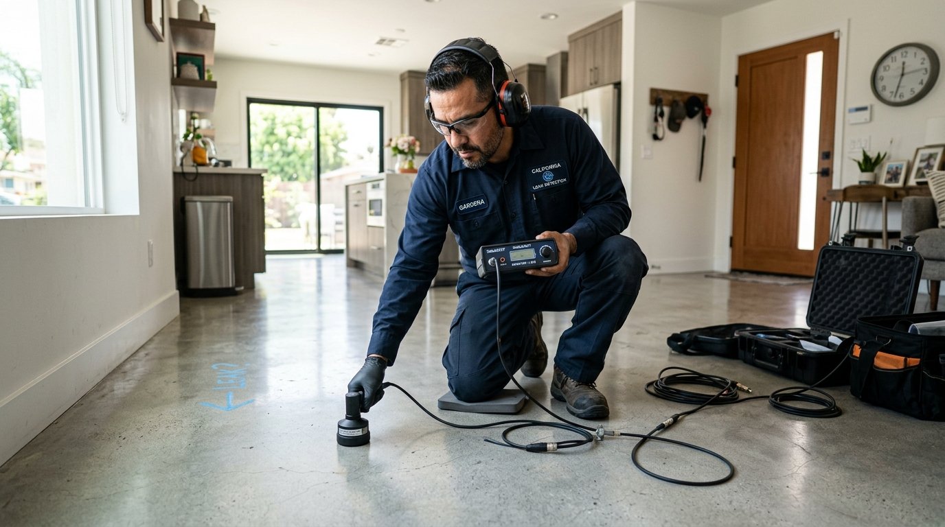 Slab Leak Detection in Gardena, CA